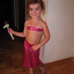 Skirt & Bra, designed by Danica. Fashionista? Yes. Early reader? Um, not so much.